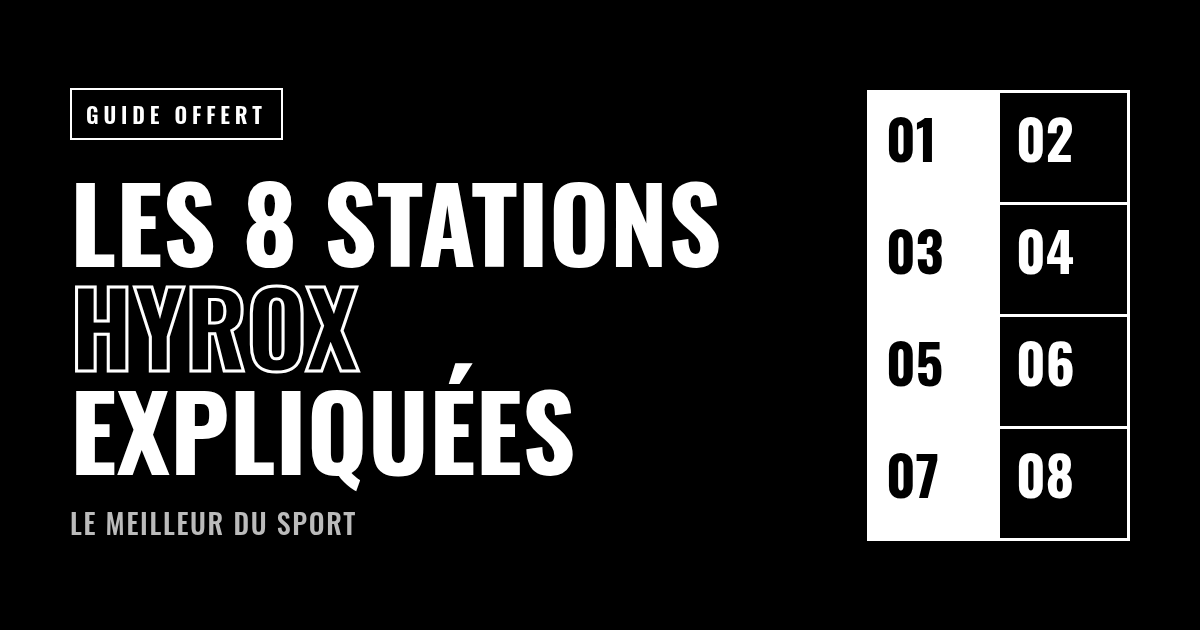 Guide offert : les 8 stations Hyrox expliquées